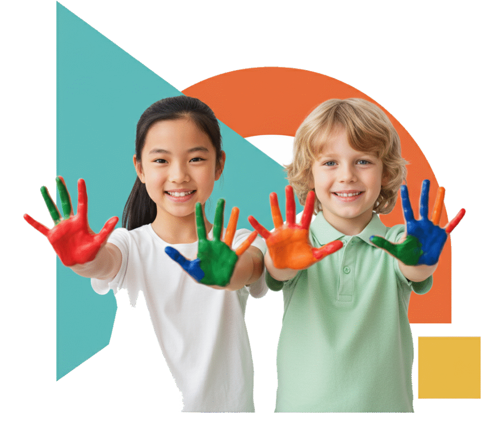 Therapist and child reading a book