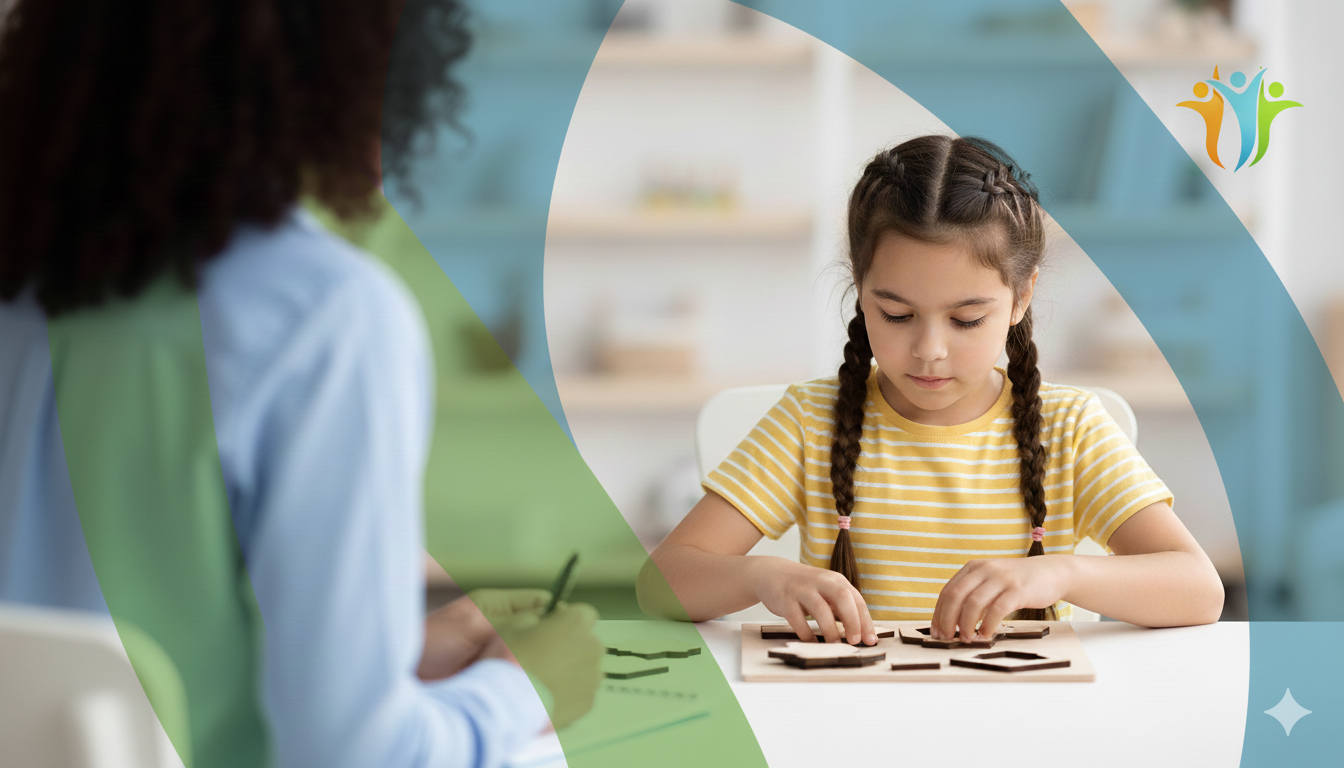 Two children sharing toys